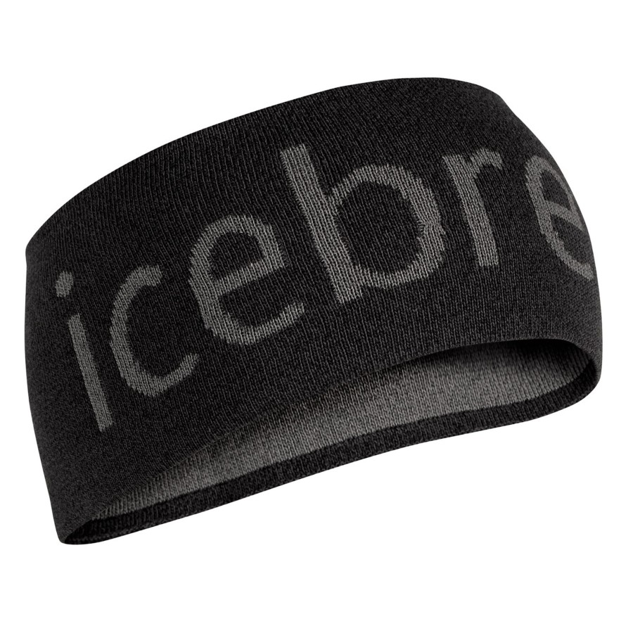 Herre Icebreaker | Icebreaker Icebreaker Headband Gra (Jet Hthr/Gritstone Hthr)