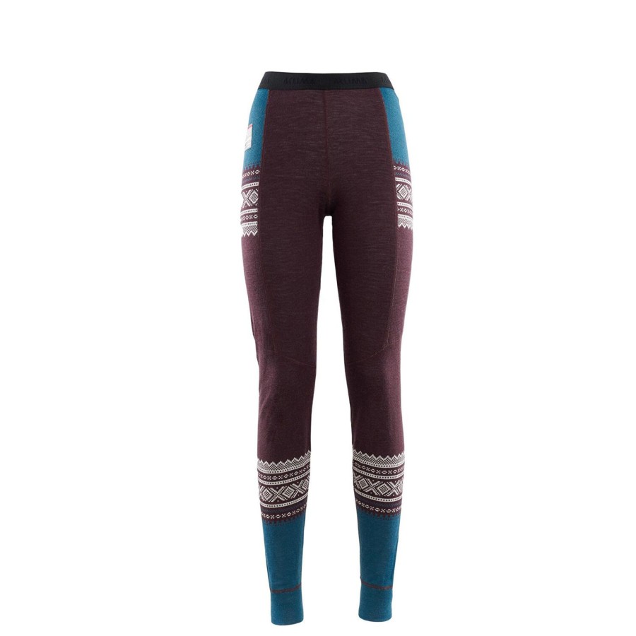 Dame Aclima | Aclima Womens Designwool Marius Longs