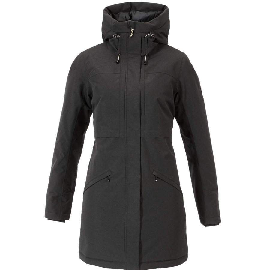 Dame Frilufts | Frilufts Womens Sakata Coat Sort (Caviar)