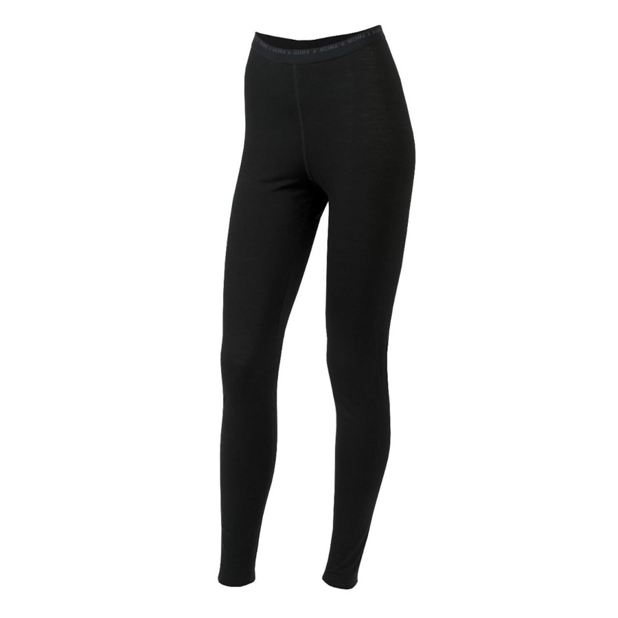 Dame Aclima | Aclima Womens Lightwool Longs Sort (Jet Black)