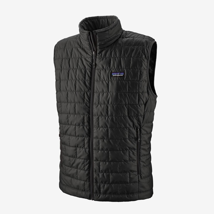 Herre Patagonia | Patagonia Mens Nano Puff Vest Sort (Black)