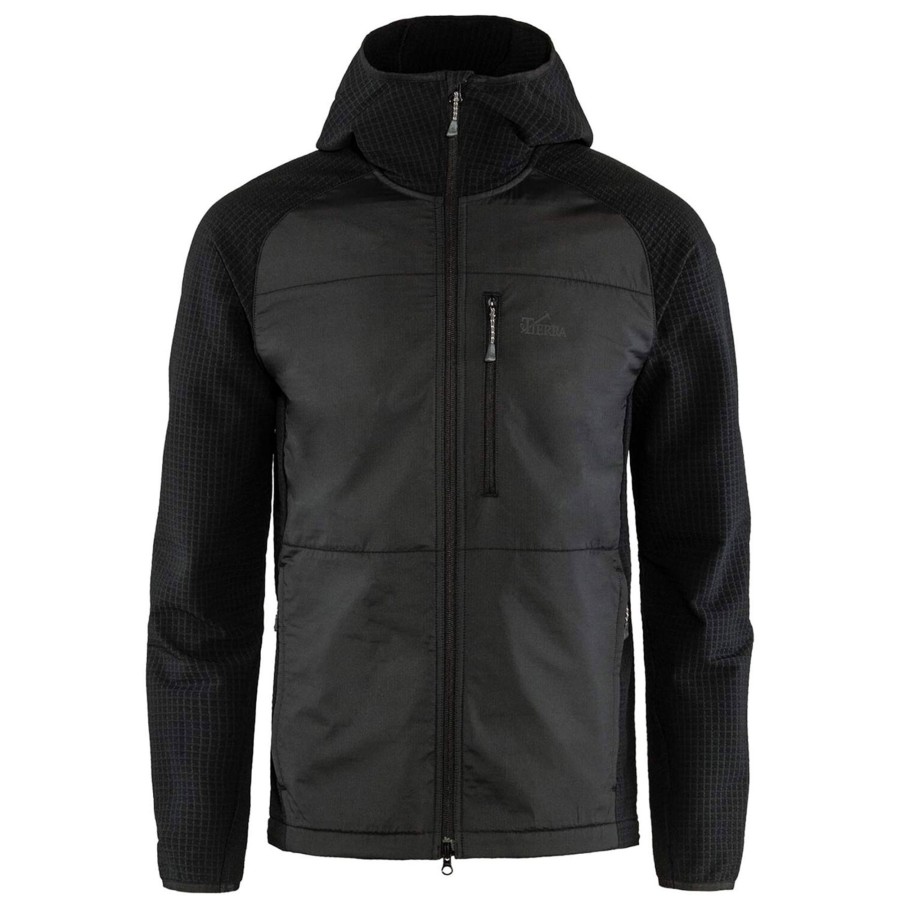 Herre Tierra | Tierra Mens Templet 2Fs Hood Jacket Sort (Black)