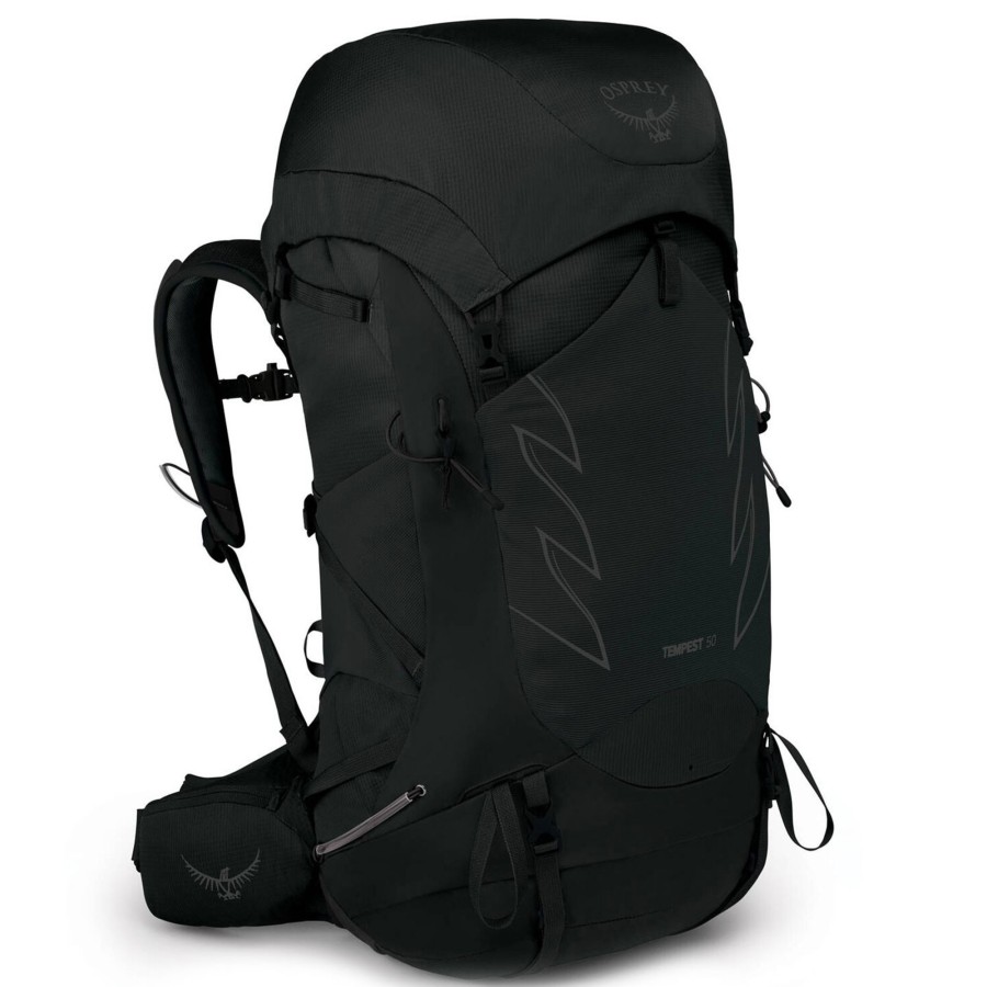 Rygsaekke Osprey | Osprey Womens Tempest 50 Sort (Stealth Black)