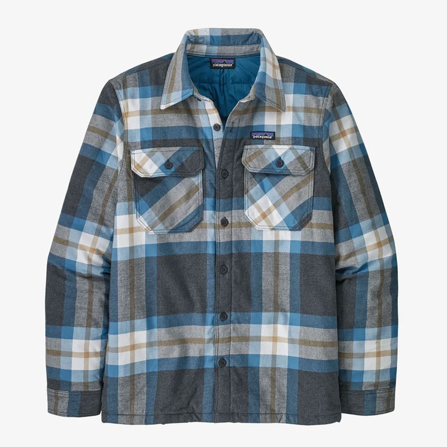 Herre Patagonia | Patagonia Mens Ins Org Ct Mw Fjord Flannel Shirt