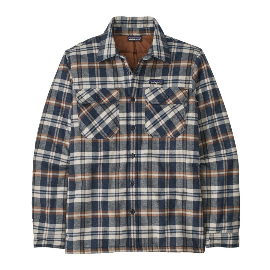 Herre Patagonia | Patagonia Mens Ins Org Ct Mw Fjord Flannel Shirt