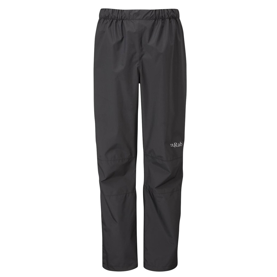 Dame RAB | Rab Womens Downpour Eco Pants Sort (Black)