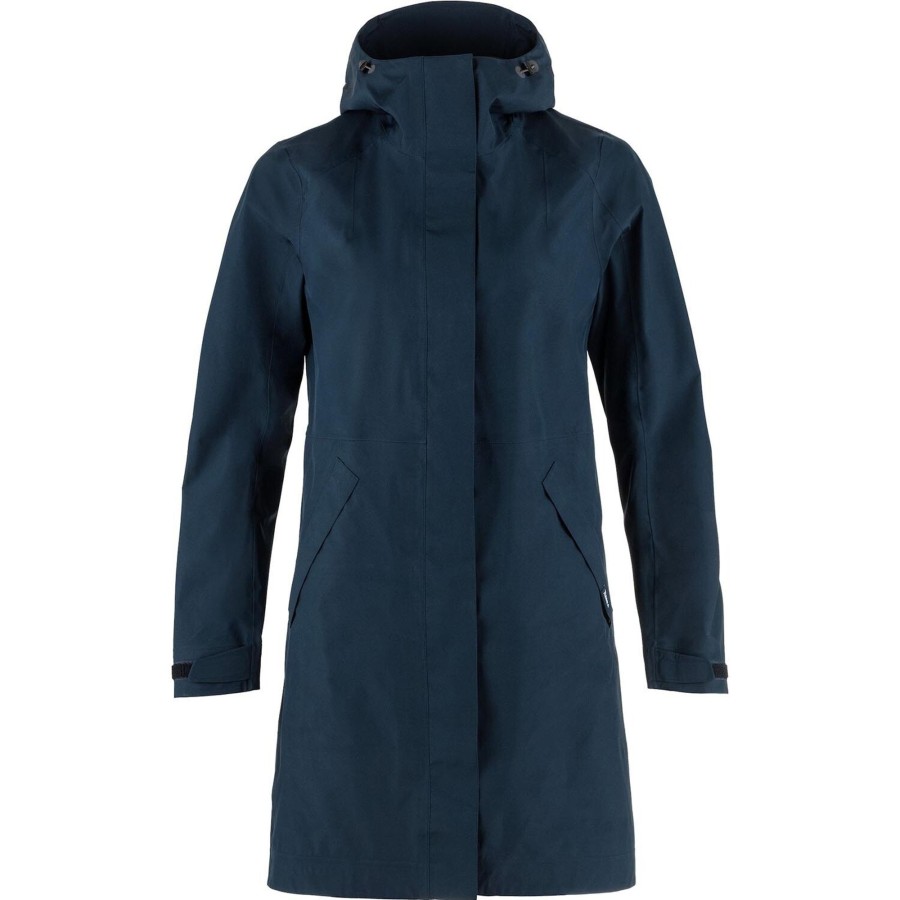 Dame Tierra | Tierra Womens Svolvaer Coat Bla (Navy Blue)