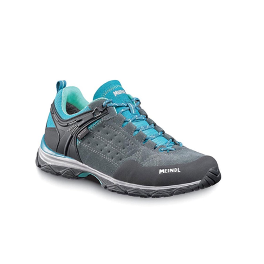 Fodtoj Meindl | Meindl Womens Ontario Lady Gtx Gra (Anthracite/Turquoise)