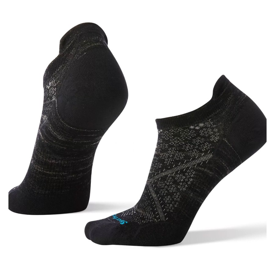 Dame Smartwool | Smartwool Womens Run Zero Cushion Low Ankle Sort (Black)