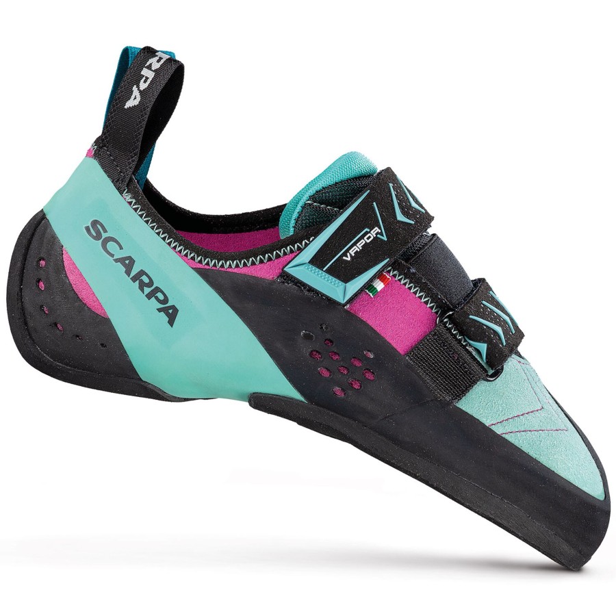 Fodtoj Scarpa | Scarpa Womens Vapor V S19 Gra (Dahlia/Aqua)