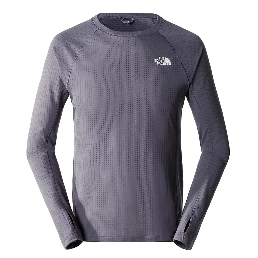 Herre The North Face | The North Face Mens Summit Pro 120 Crew Gra (Vanadis Grey)