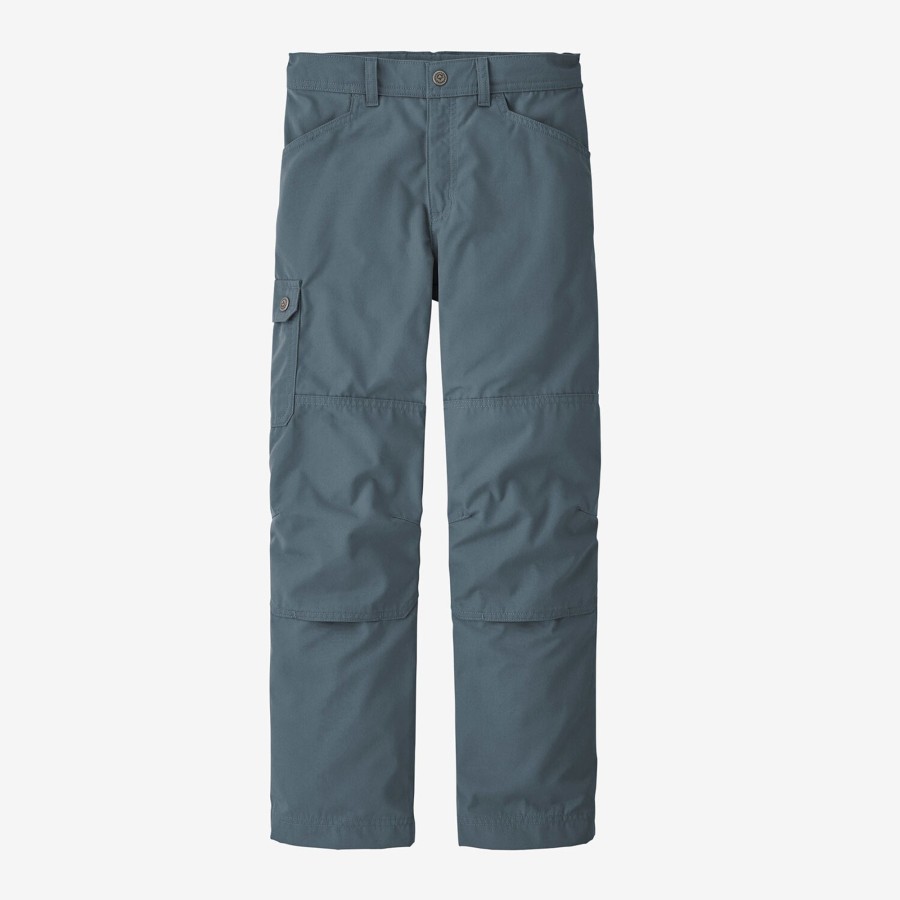 Born Patagonia | Patagonia Kids Durable Hike Pants Gra (Plume Grey)